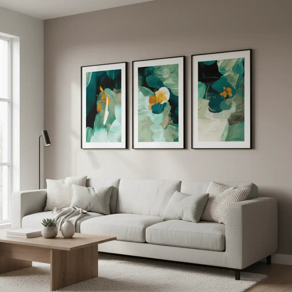 Bold Abstract Wall Art Frame | Premium Home Styling