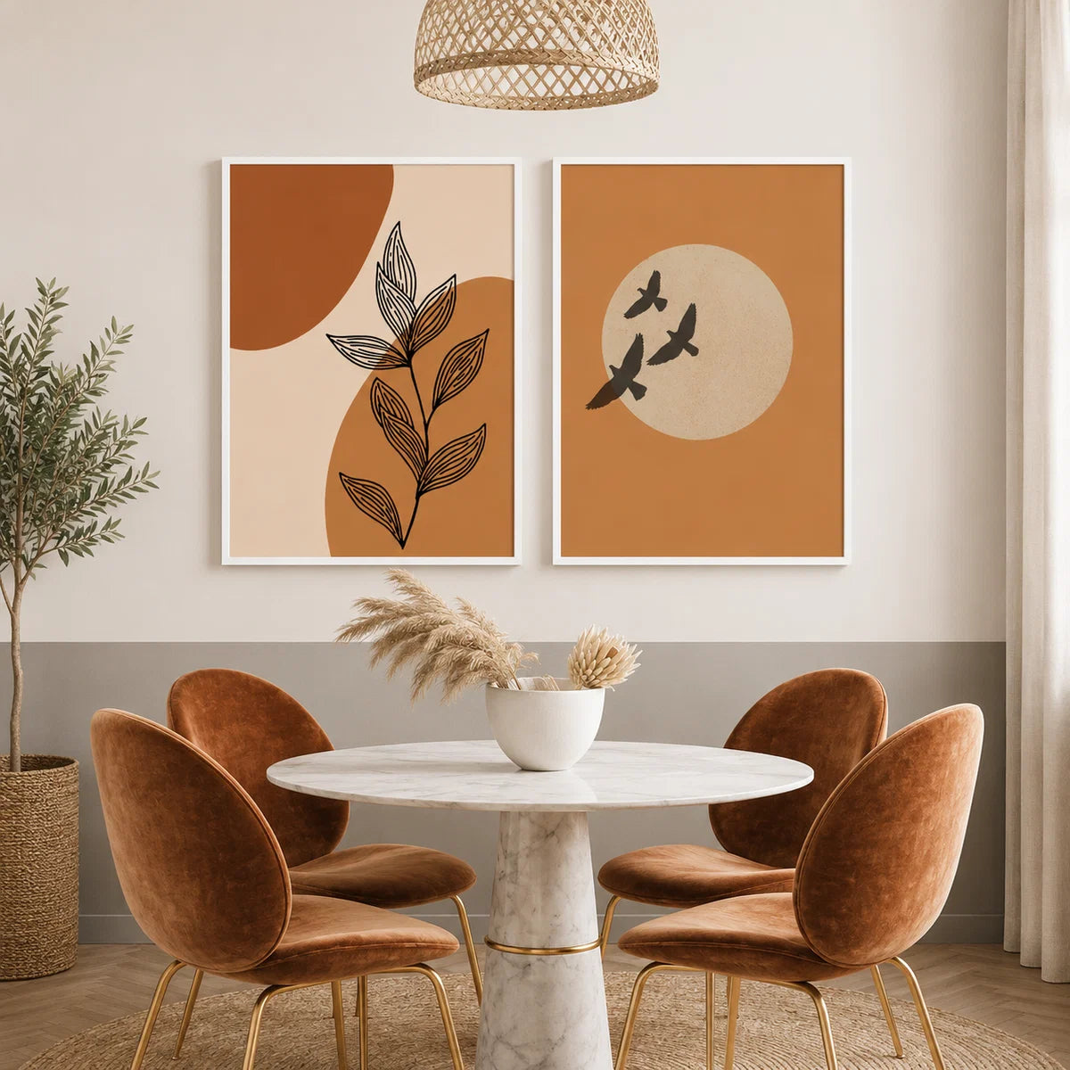 Modern Wall Art Set of 2