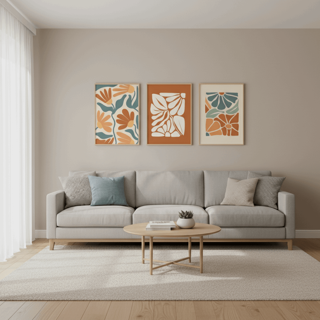 Modern Bedroom Wall Frame | Elegant Interior Decor