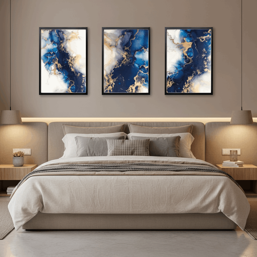 Luxury Abstract Wall Frame | Contemporary Home Decor