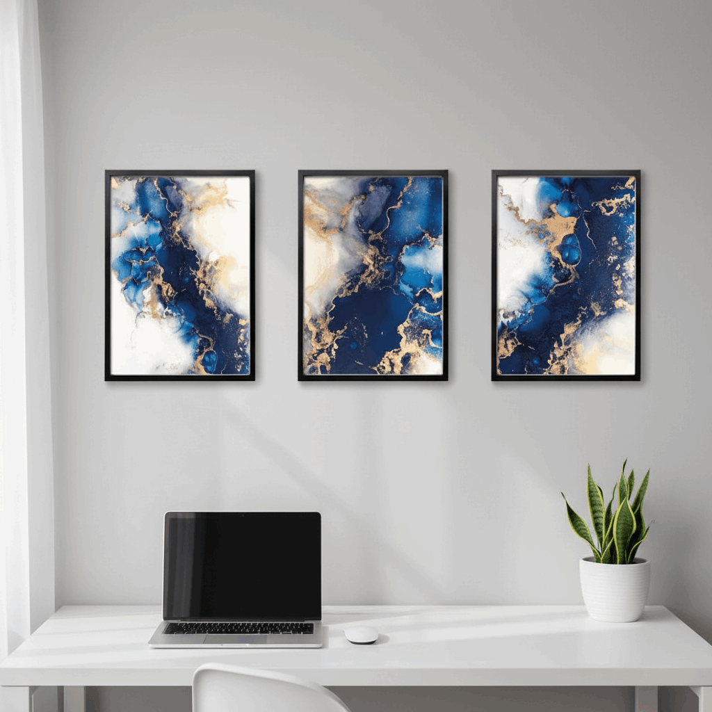 Luxury Abstract Wall Frame | Contemporary Home Decor
