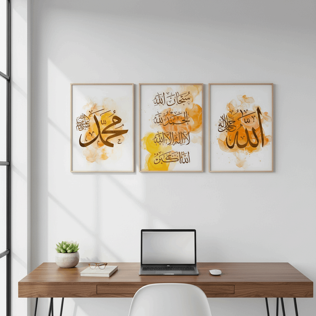 Luxury Islamic Wall Art Frame | Elegant Home Decor
