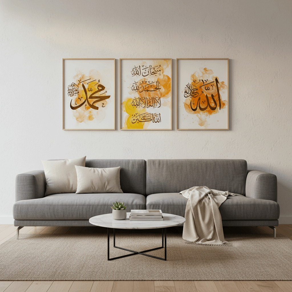 Luxury Islamic Wall Art Frame | Elegant Home Decor