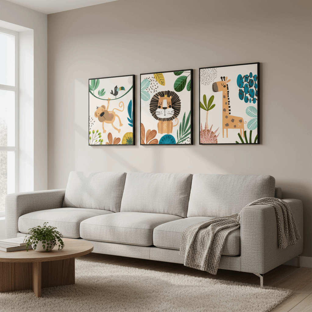 Soft Tone Wall Art Frame | Bright & Airy Home Decor