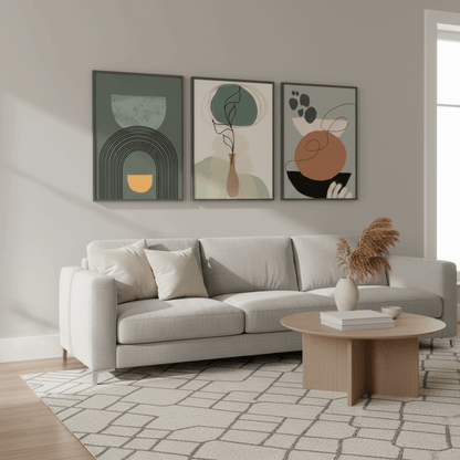 Modern Living Room Wall Frame | Elegant Interior Decor