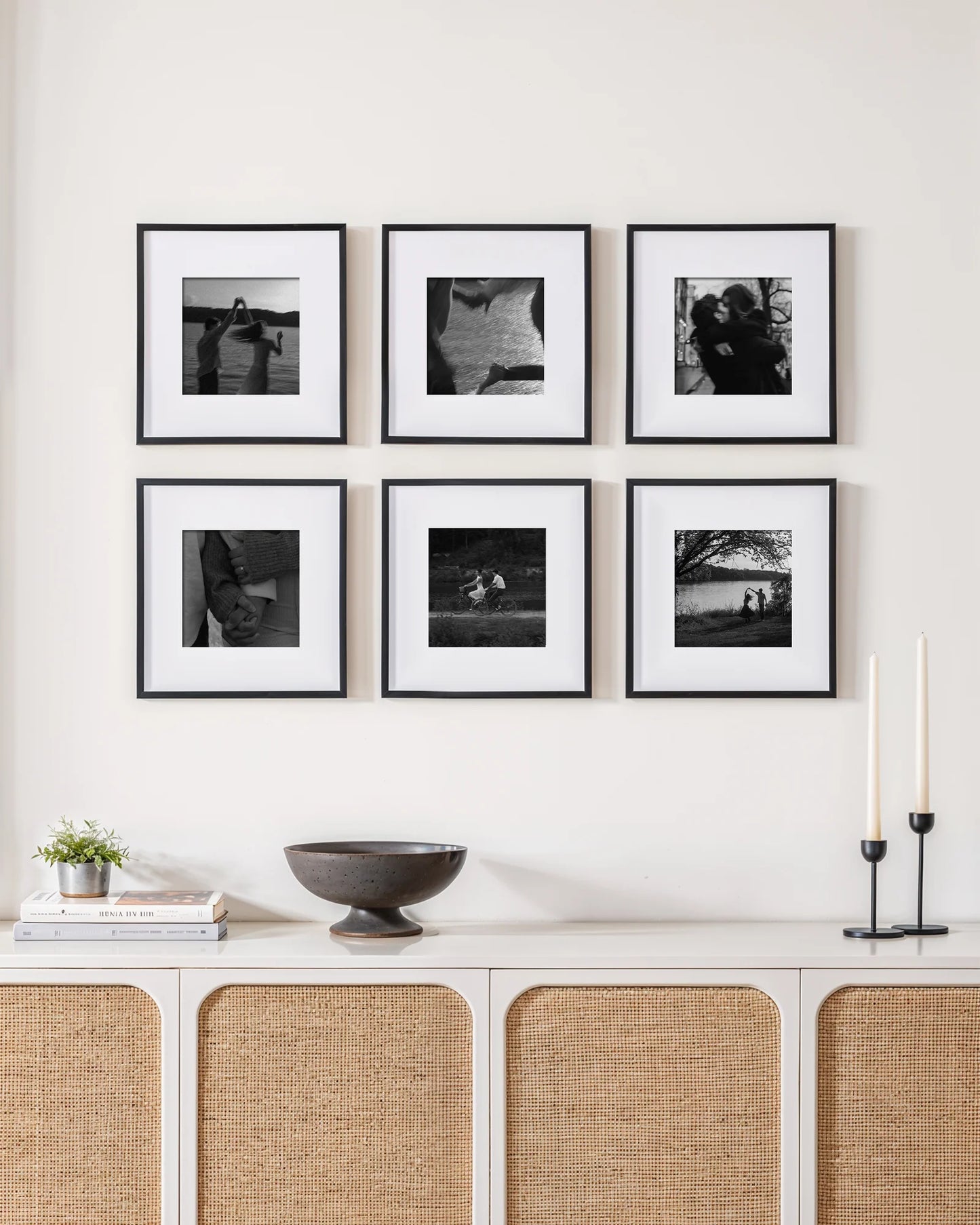 Square Photo Frames - Set of 6
