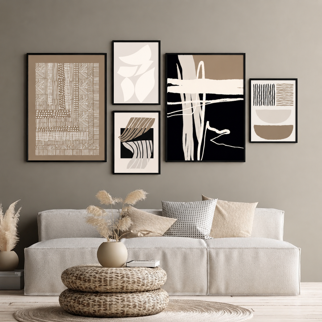 Contemporary Abstract Wall Art | Premium Frame