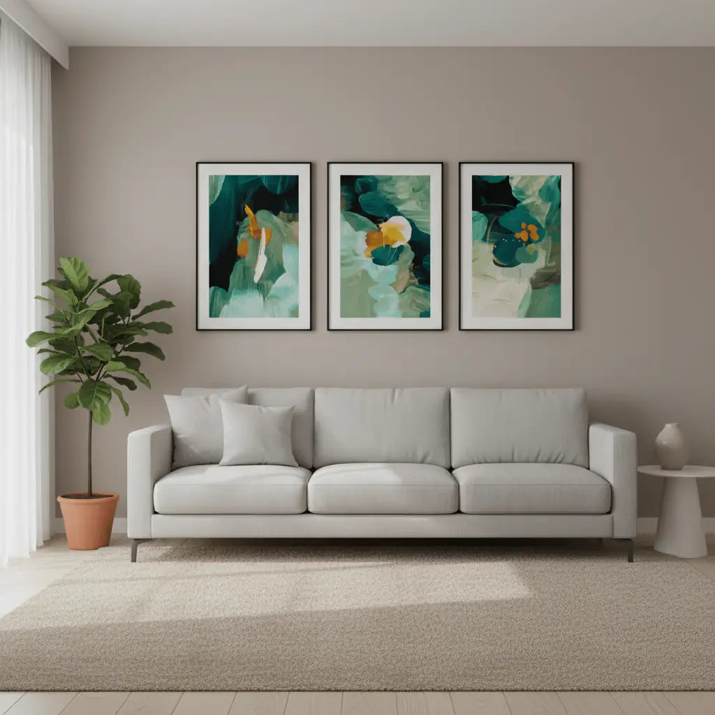 Bold Abstract Wall Art Frame | Premium Home Styling