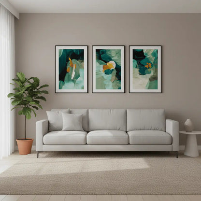 Bold Abstract Wall Art Frame | Premium Home Styling