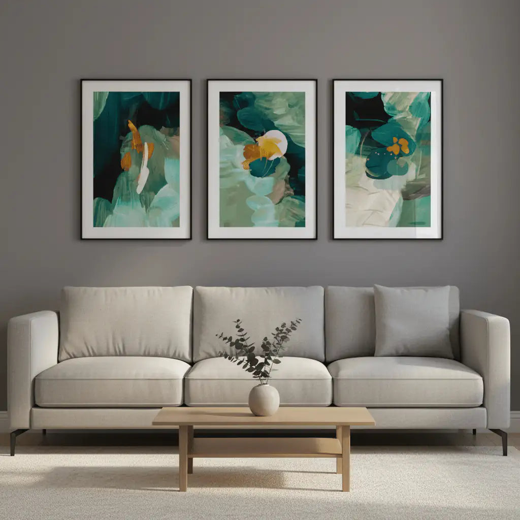 Bold Abstract Wall Art Frame | Premium Home Styling