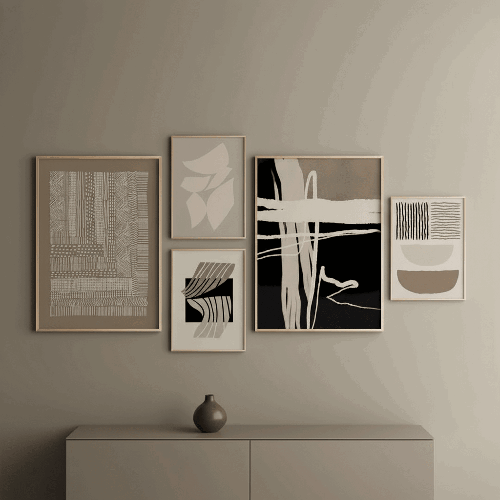 Contemporary Abstract Wall Art | Premium Frame