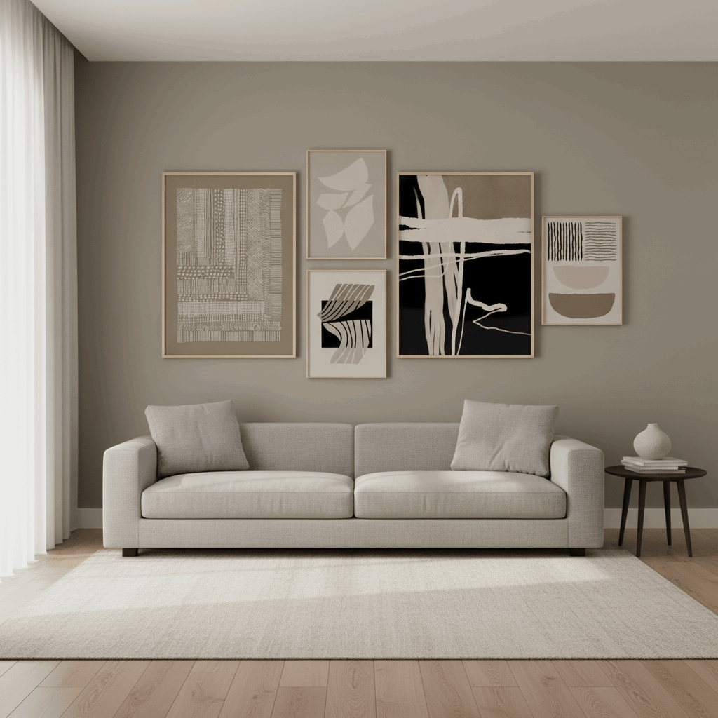 Contemporary Abstract Wall Art | Premium Frame