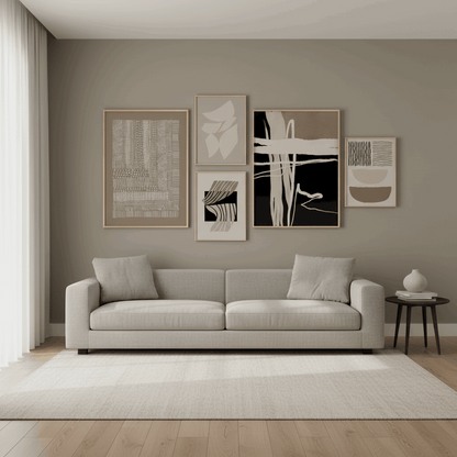Contemporary Abstract Wall Art | Premium Frame