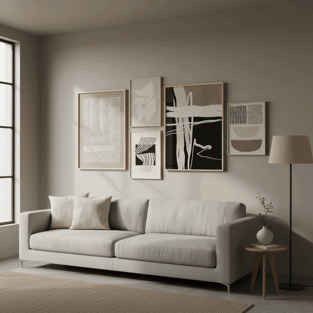 Contemporary Abstract Wall Art | Premium Frame