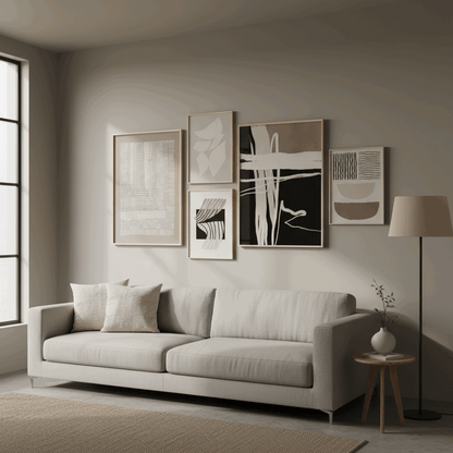 Contemporary Abstract Wall Art | Premium Frame
