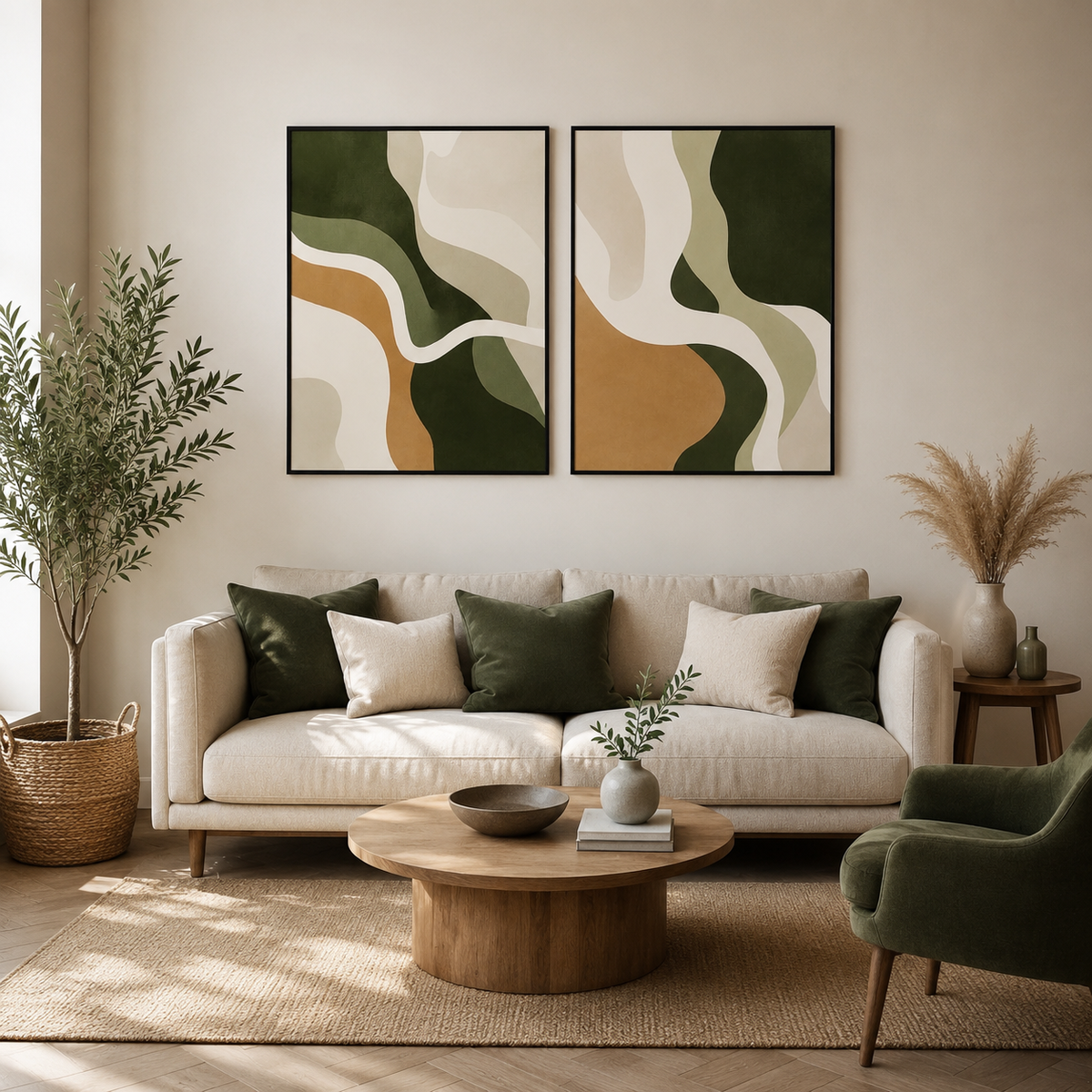 Modern Wall Art Set of 2