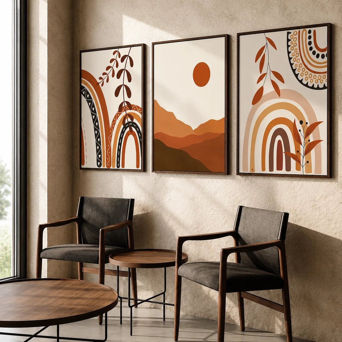 Floral Wall Art Set of 3