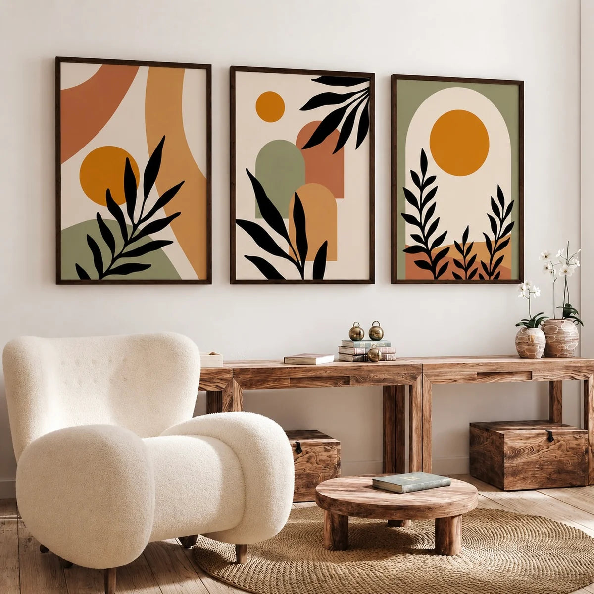Floral Wall Art Set of 3