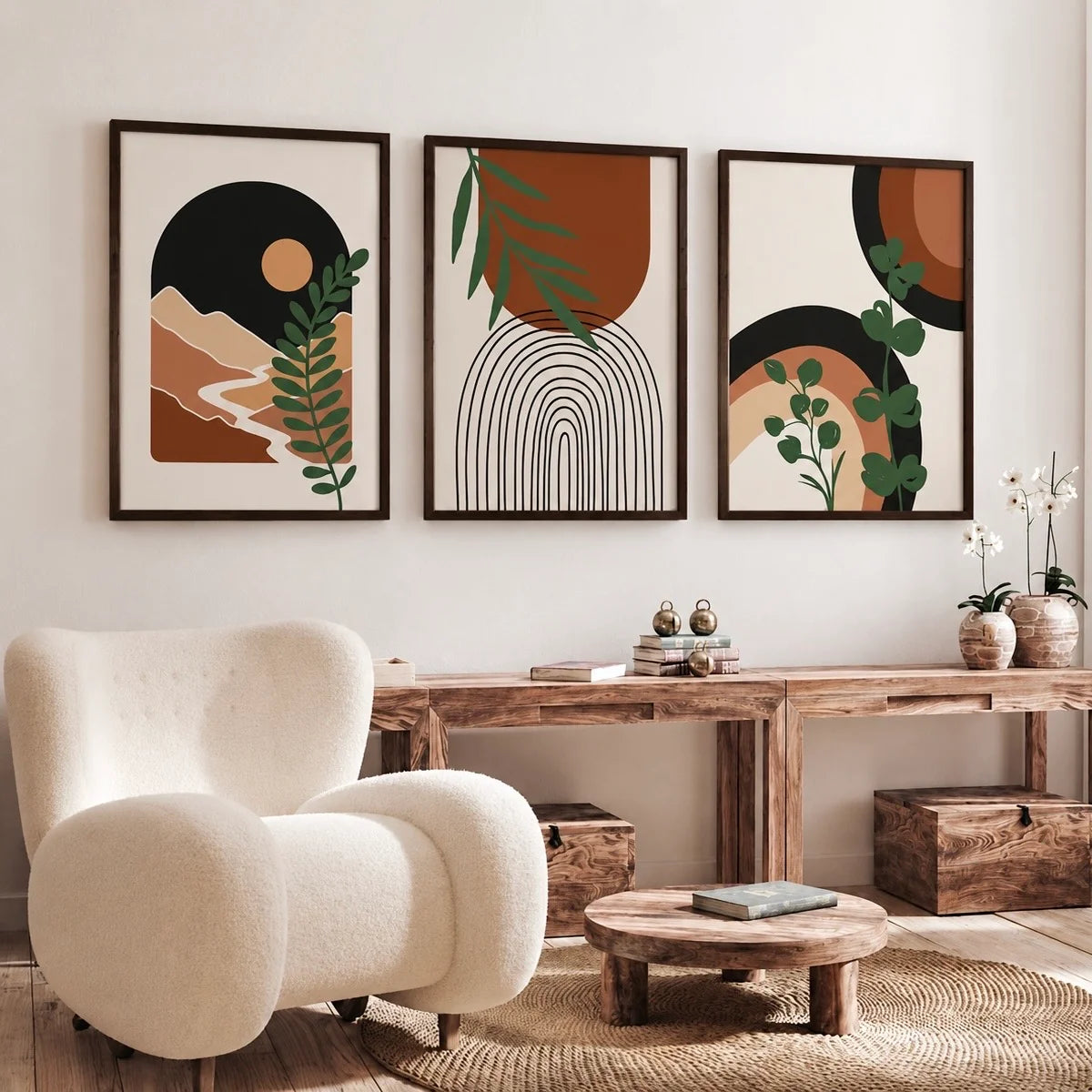 Floral Wall Art Set of 3