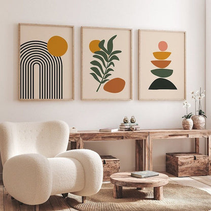 Minimal Bright Wall Art | Elegant Room Decor Frame