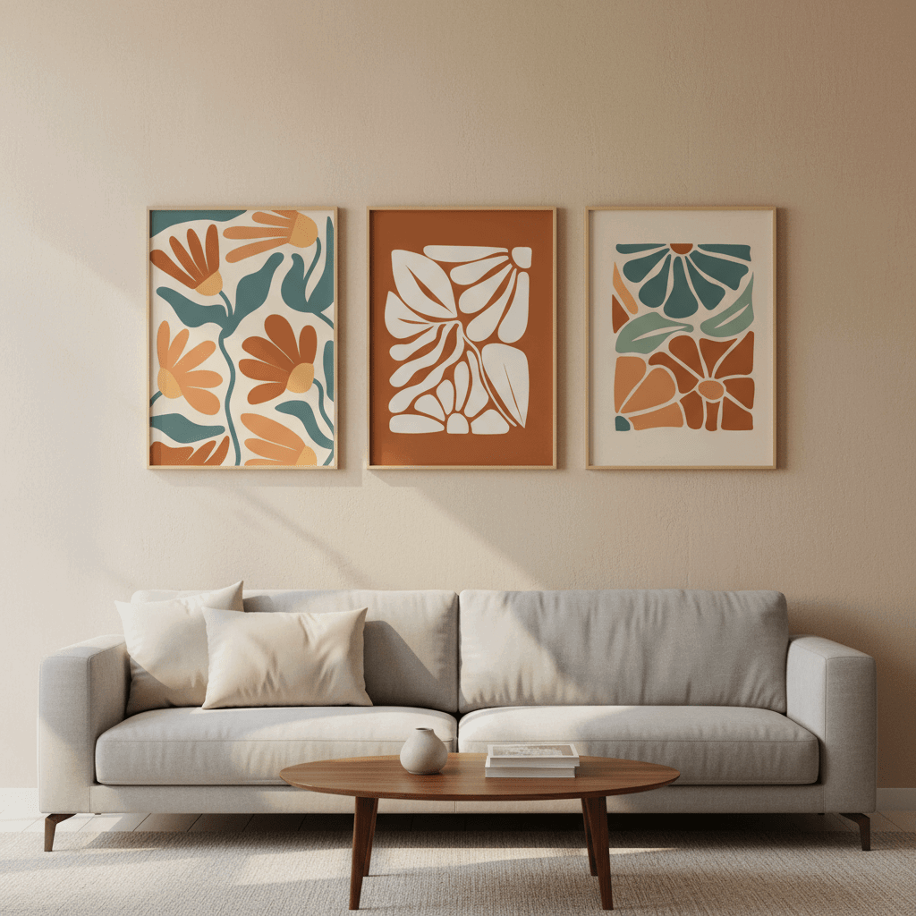 Modern Bedroom Wall Frame | Elegant Interior Decor