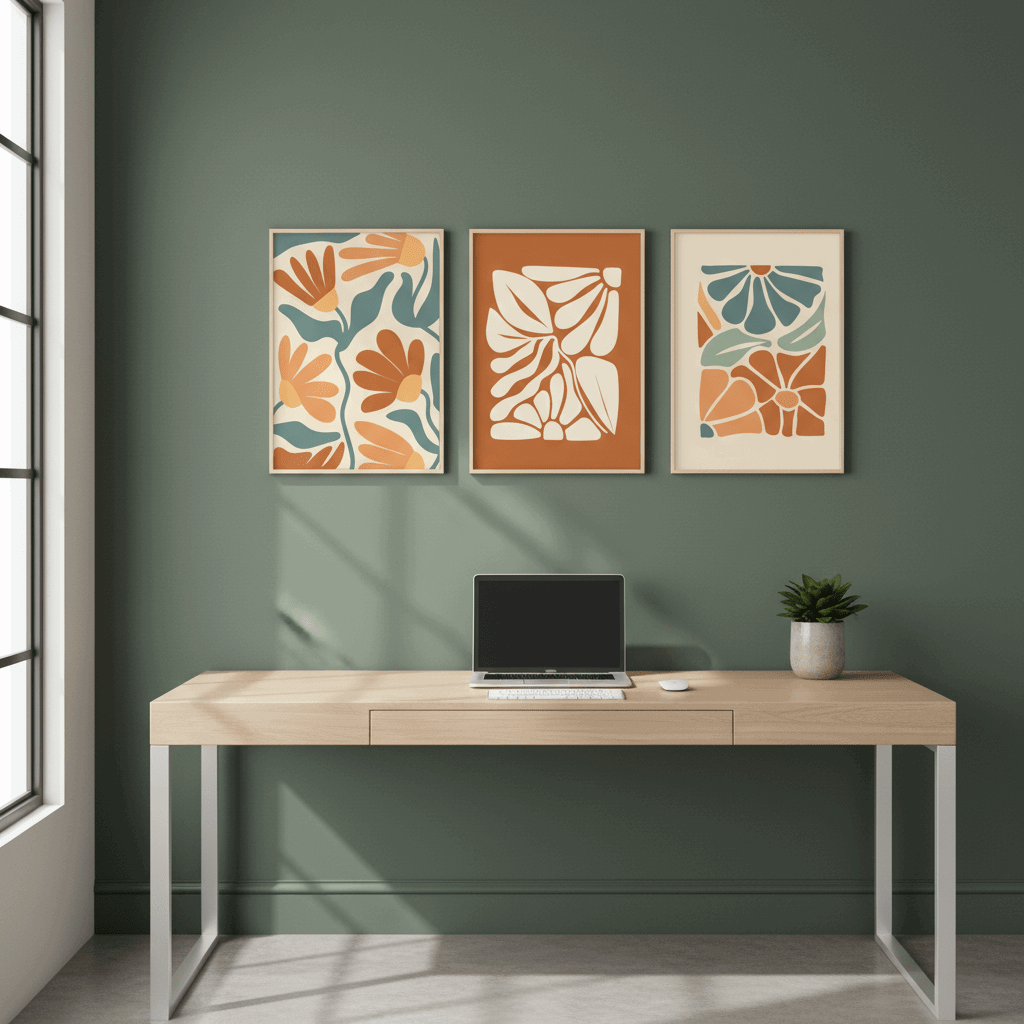 Modern Bedroom Wall Frame | Elegant Interior Decor