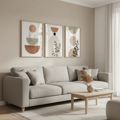 Modern Bright Wall Art Frame | Elegant Living Space Decor