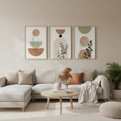 Modern Bright Wall Art Frame | Elegant Living Space Decor