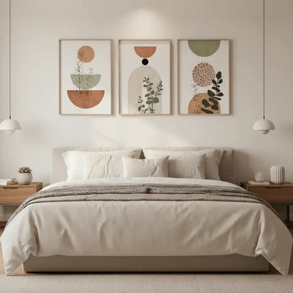 Modern Bright Wall Art Frame | Elegant Living Space Decor