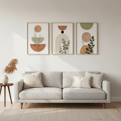 Modern Bright Wall Art Frame | Elegant Living Space Decor