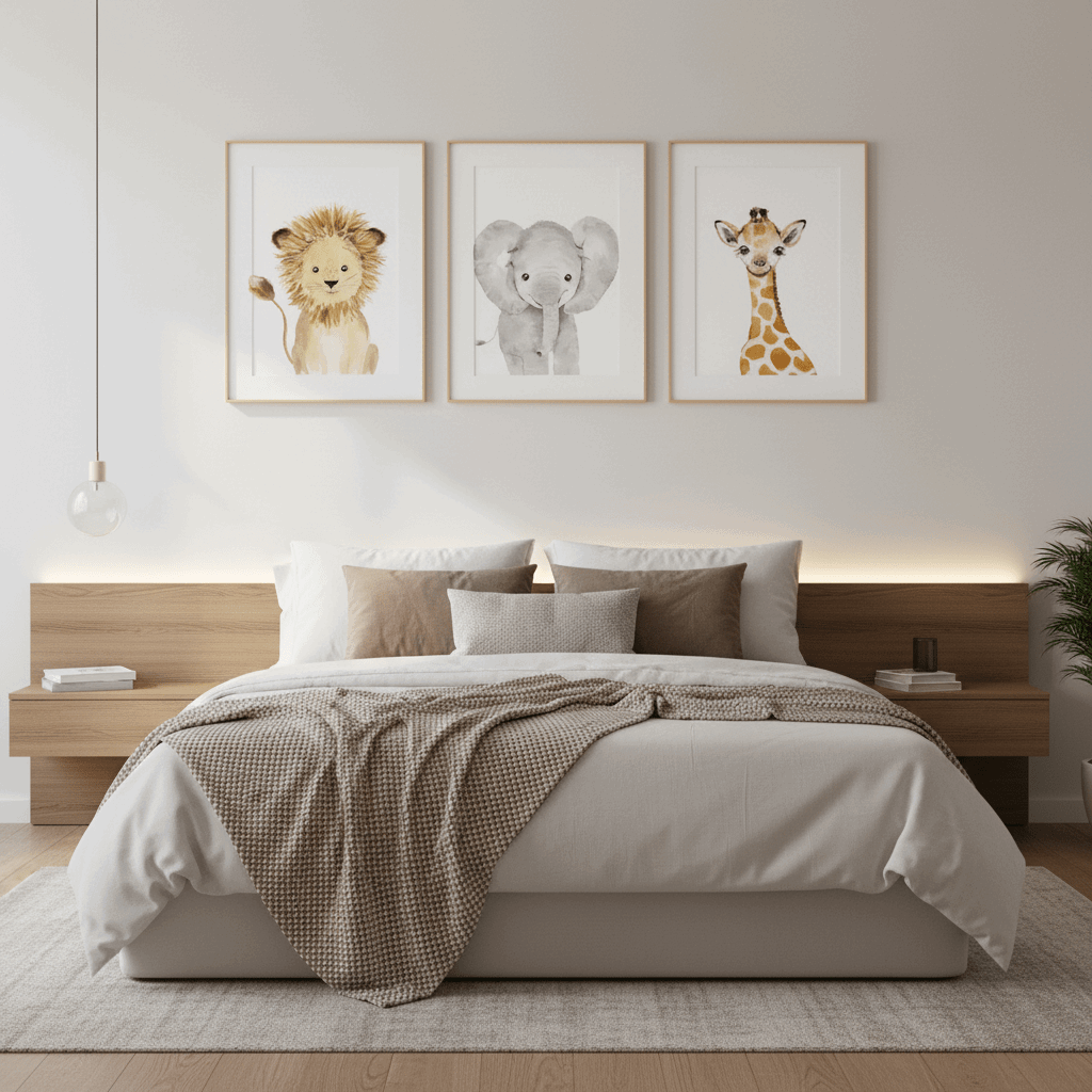 Neutral Bright Wall Frame | Stylish Home Decor Accent