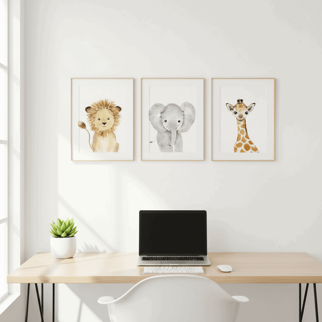 Neutral Bright Wall Frame | Stylish Home Decor Accent