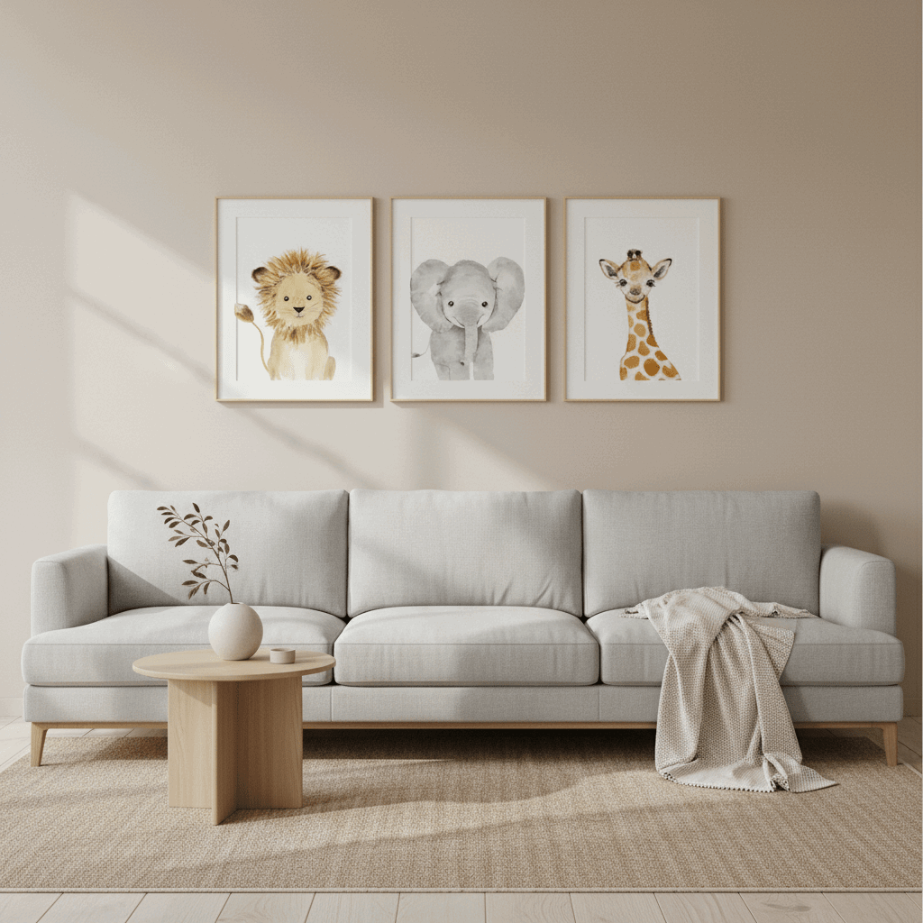 Neutral Bright Wall Frame | Stylish Home Decor Accent